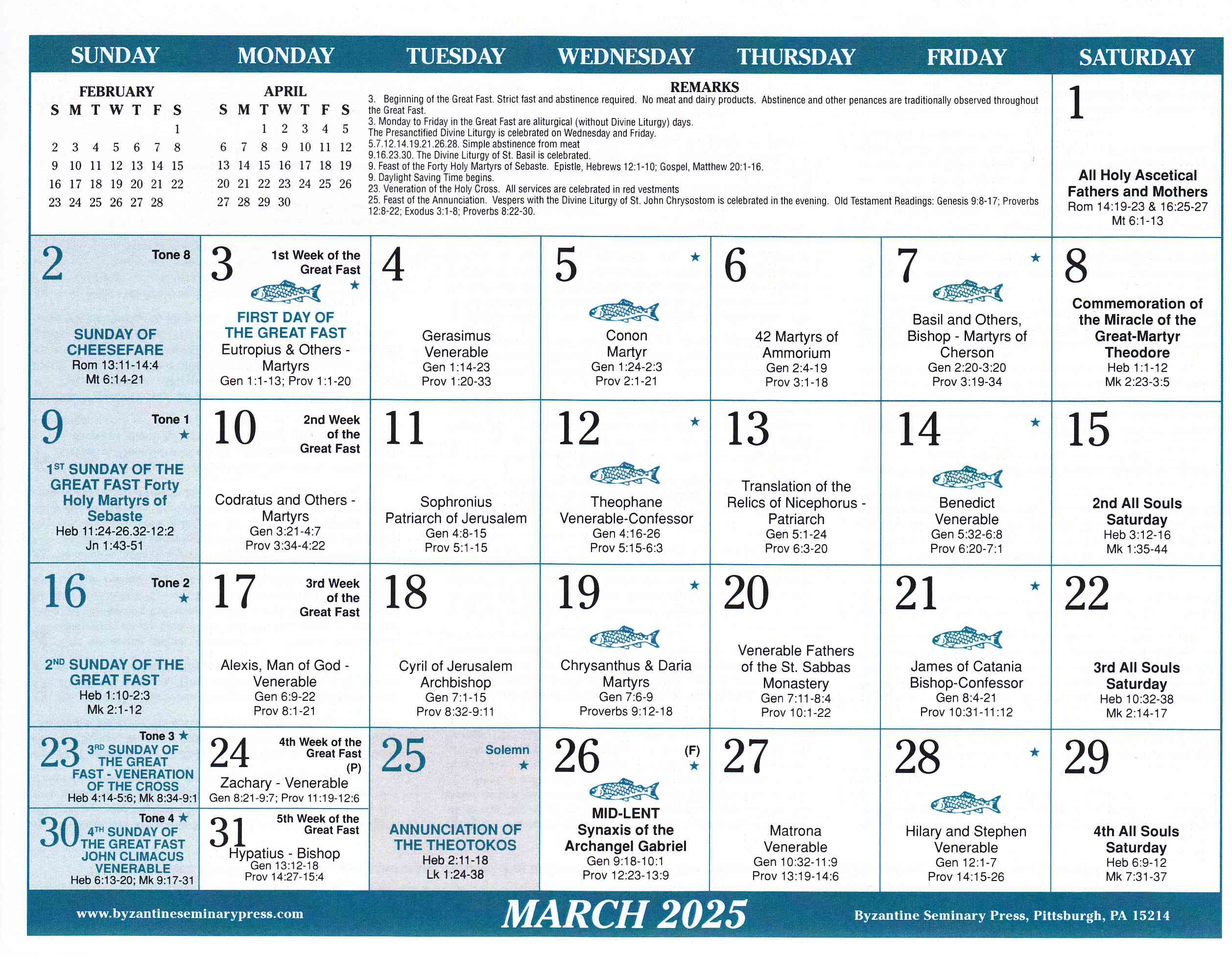 Calendar