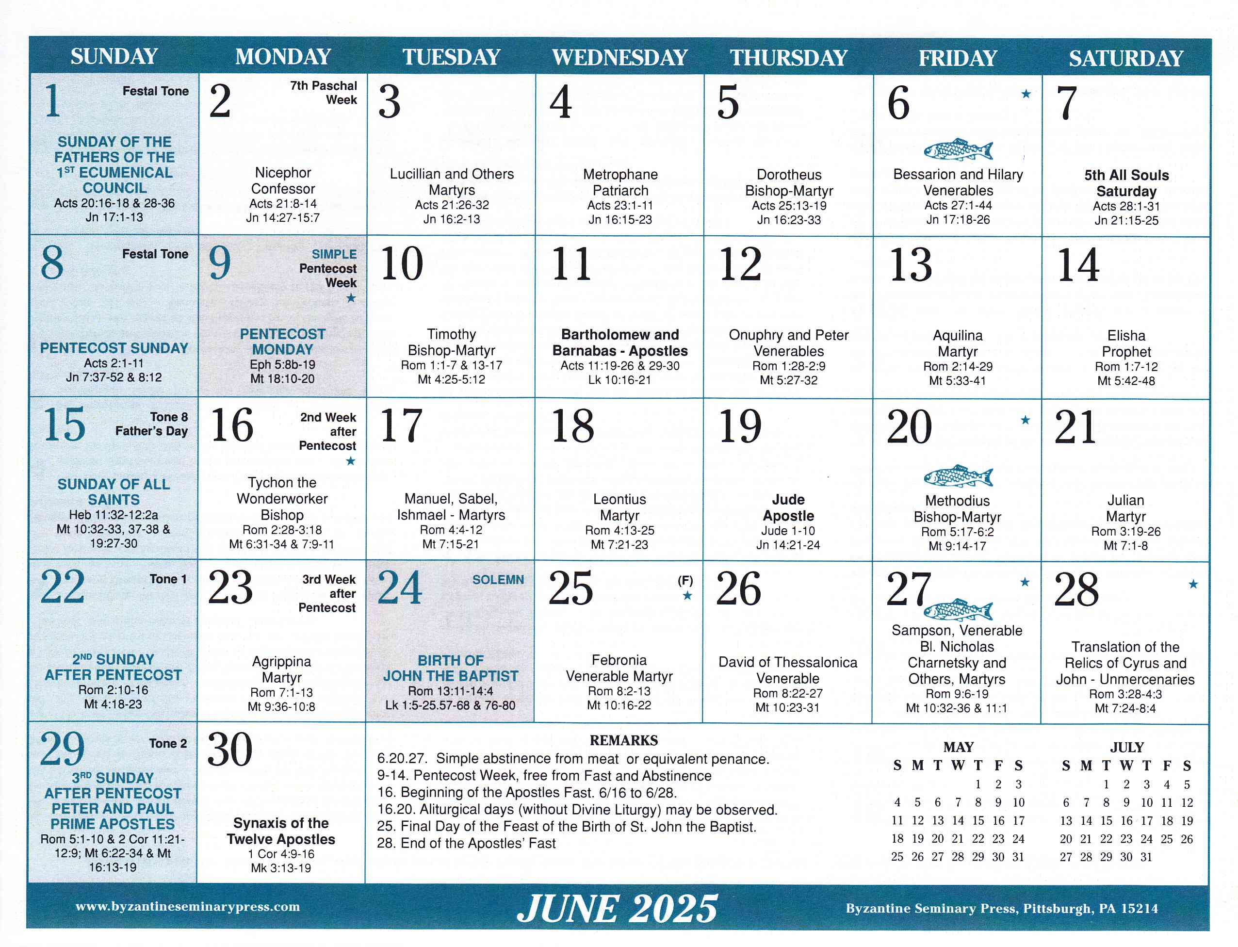 Calendar
