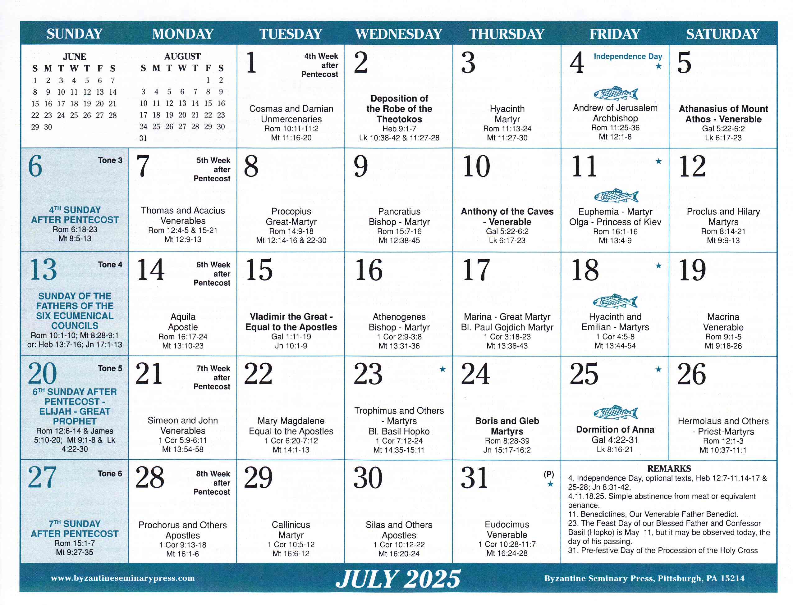 Calendar