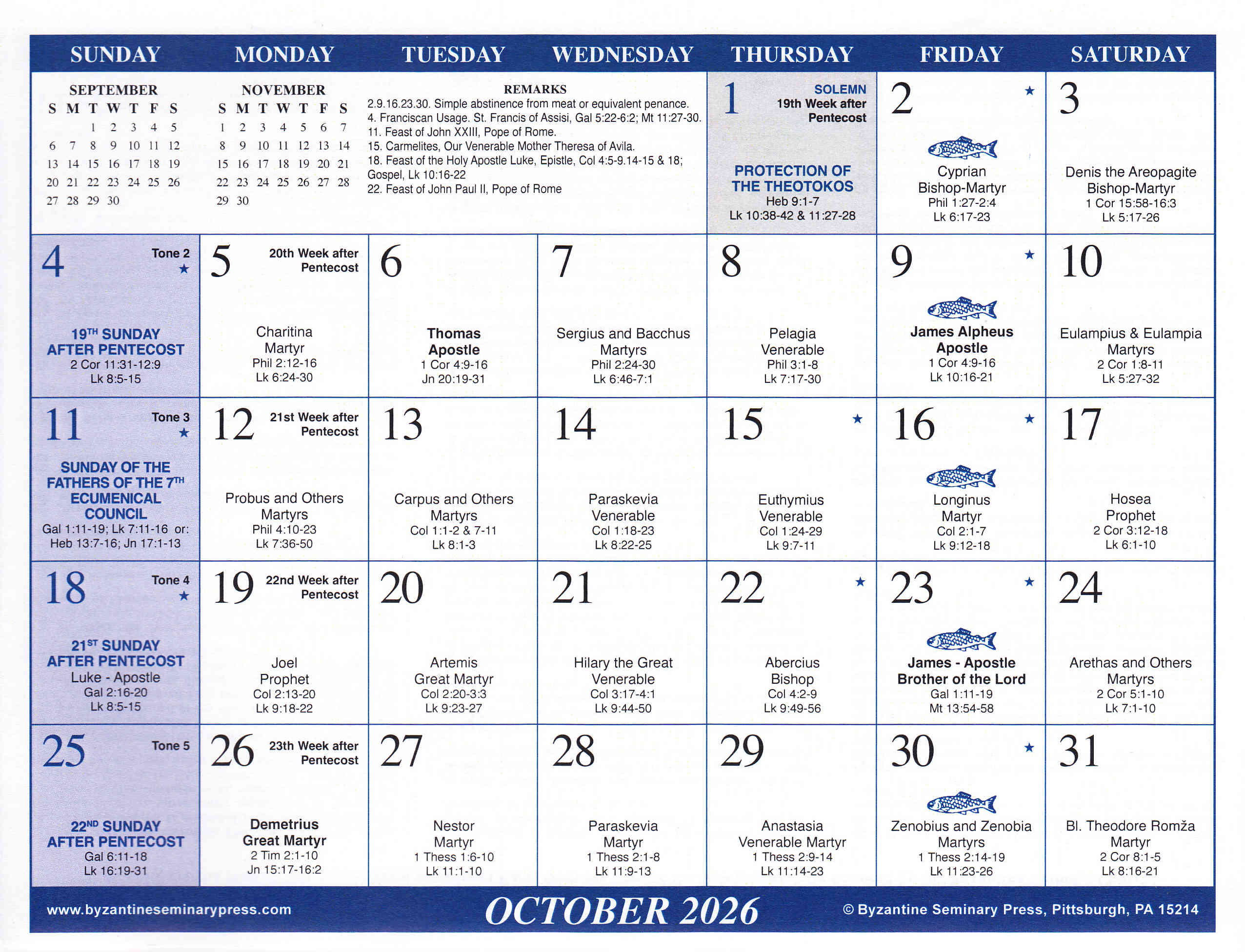 Calendar
