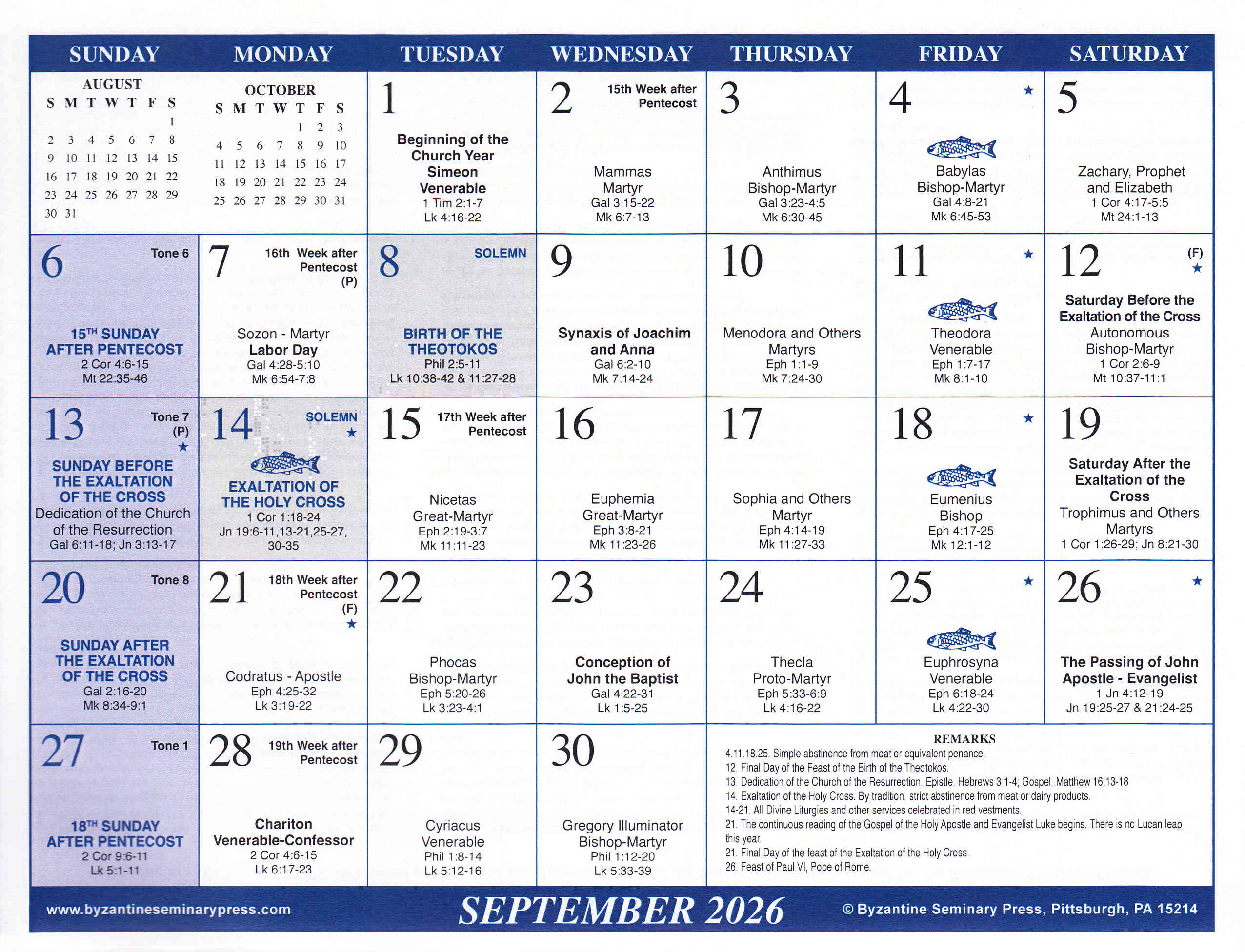 Calendar